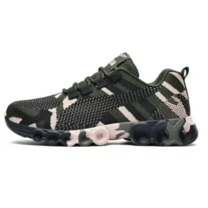 Lizitool Couple Casual Camouflage Pattern Lace Up Design Breathable Sneakers